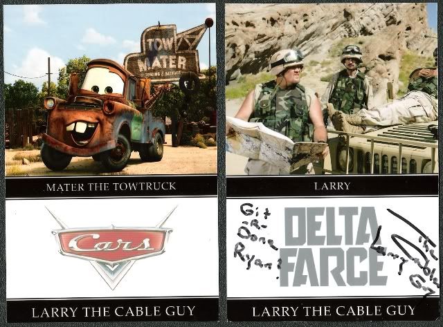 larry the cable guy autograph