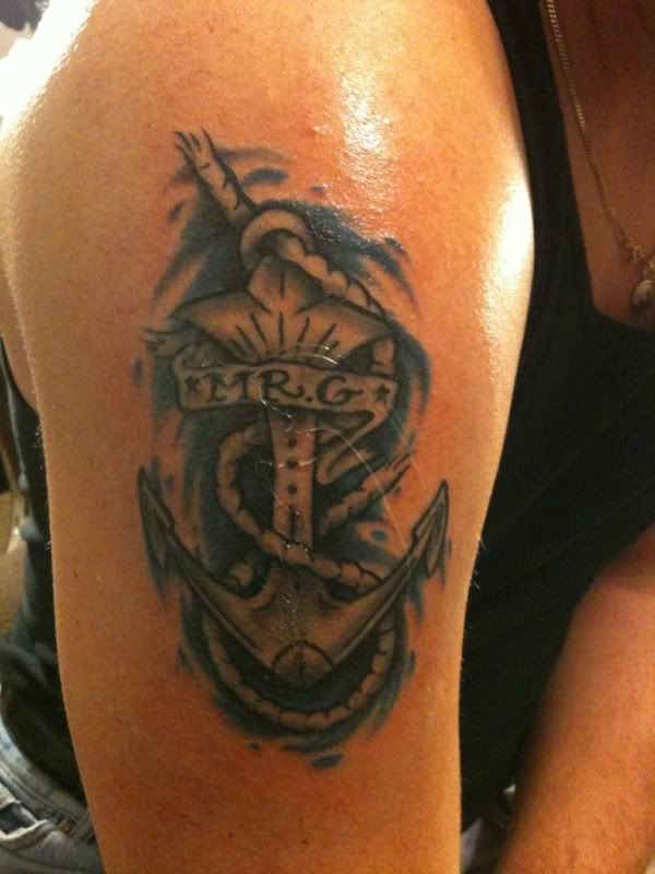 boat tattoo. oat tattoo