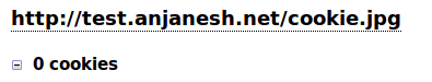 Cookies on test