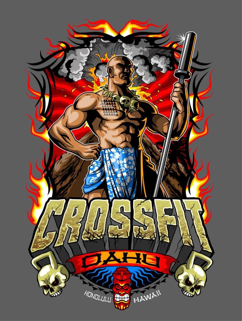 Tshirt design for a gym in