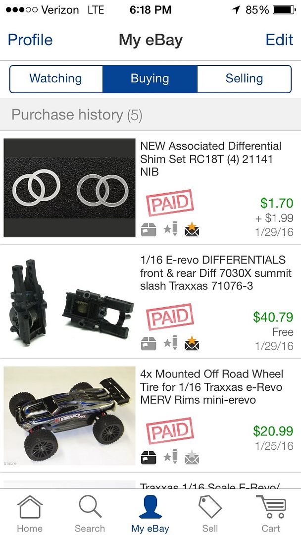 1//16 E-revo DIFFERENTIALS front /& rear Diff 7030X summit slash Traxxas 71076-3