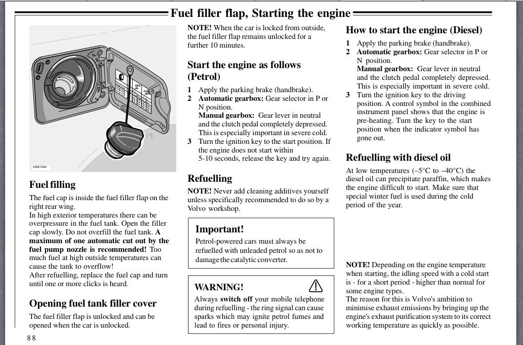 2001 V70 Fuel filler flap not locking - Page 3 - Volvo Owners Club Forum