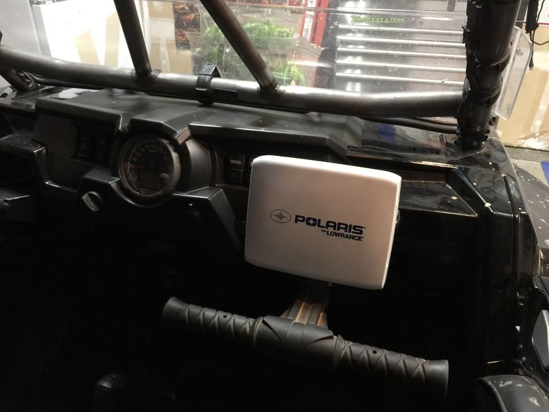 Grab handle mount lowrance gps Polaris RZR Forum RZR