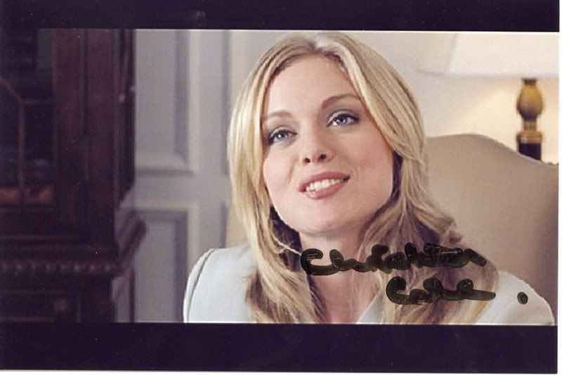 6 x 4 signed by Christina Cole as the Ocean Club receptionist in Casino