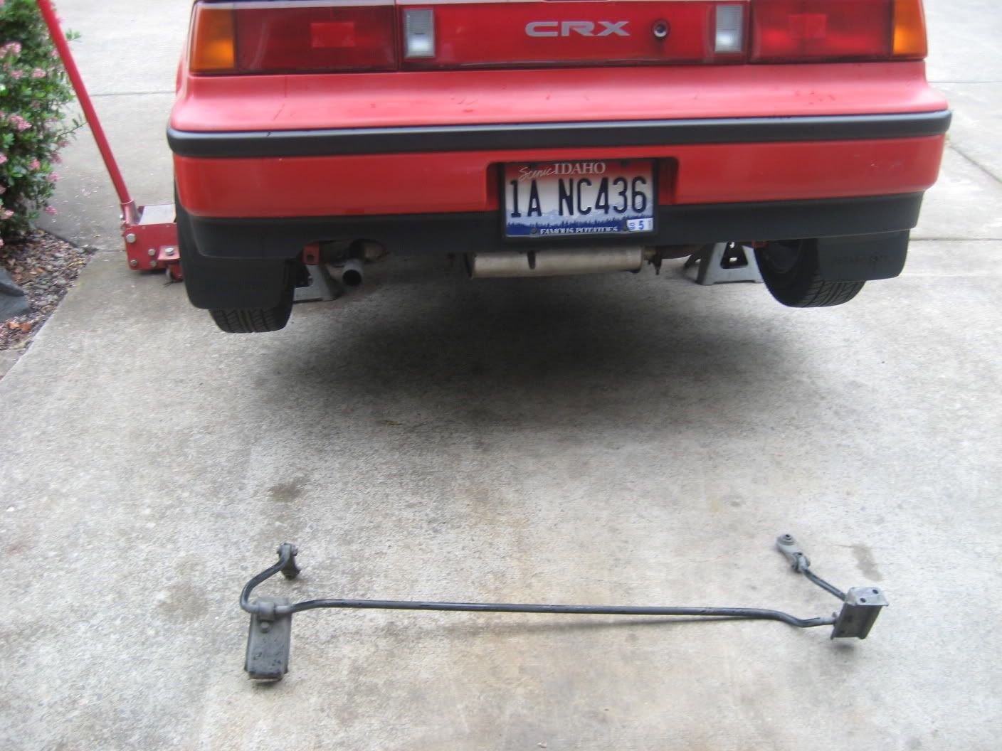 Rear Sway Bar on my DX Honda CRX Forum