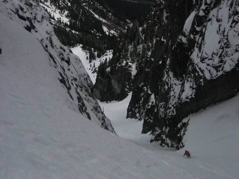 Slot couloir mt snoqualmie