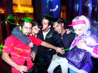Saturn Neon Disco crew