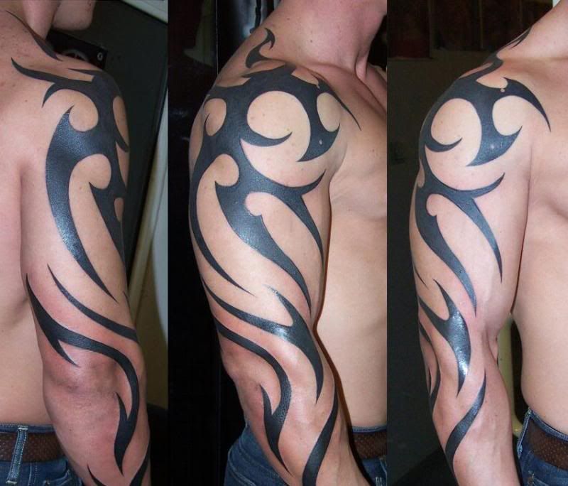 Tribal Tattoo on Endis 39 arm 