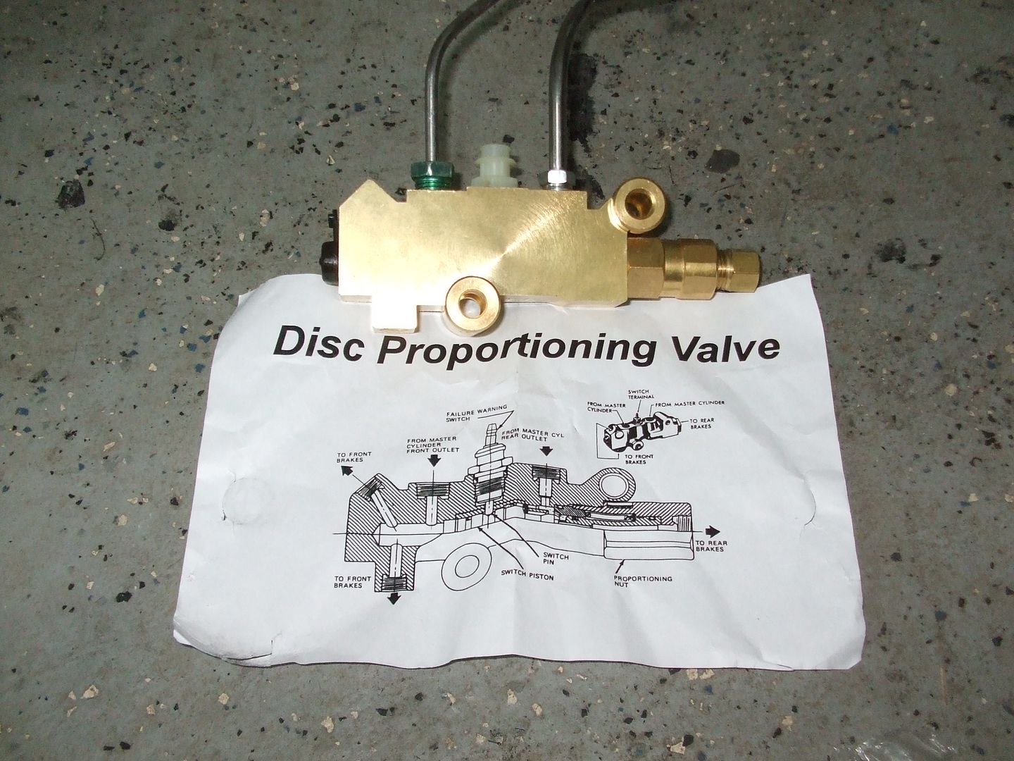 Jeep cj brake proportioning valve #4