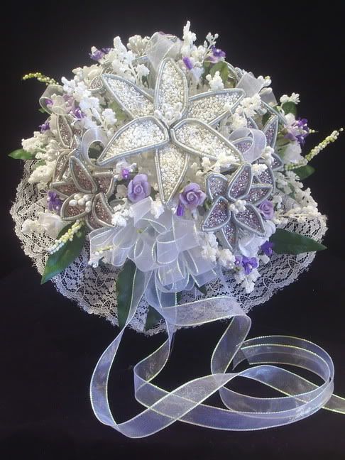 Beaded Wedding Bouquet