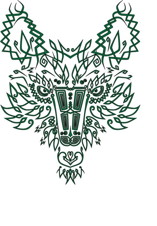 Celtic Wolf Tattoo