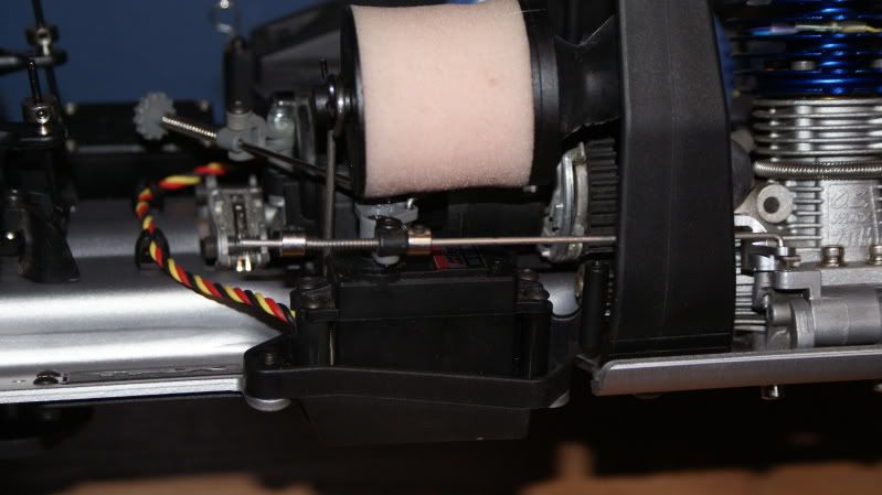 traxxas revo throttle linkage