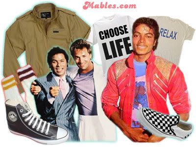  Fashion Clothing Clothing on 80s Fashion Trends   Black   White And Striped All Over