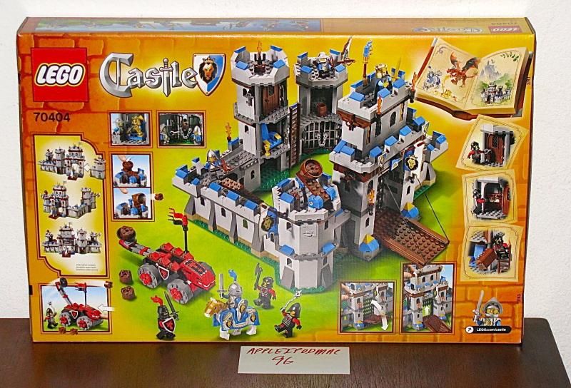 new sealed lego 70404 kings castle kingdom 7 minifigs catapult