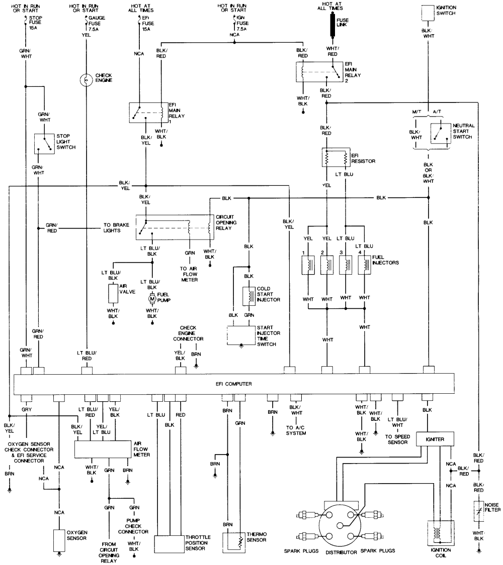 1984 Celica Wiring Help