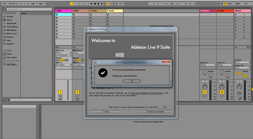 authorization file ableton 10 suite