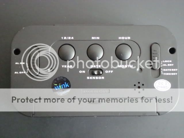 Back Control Panel